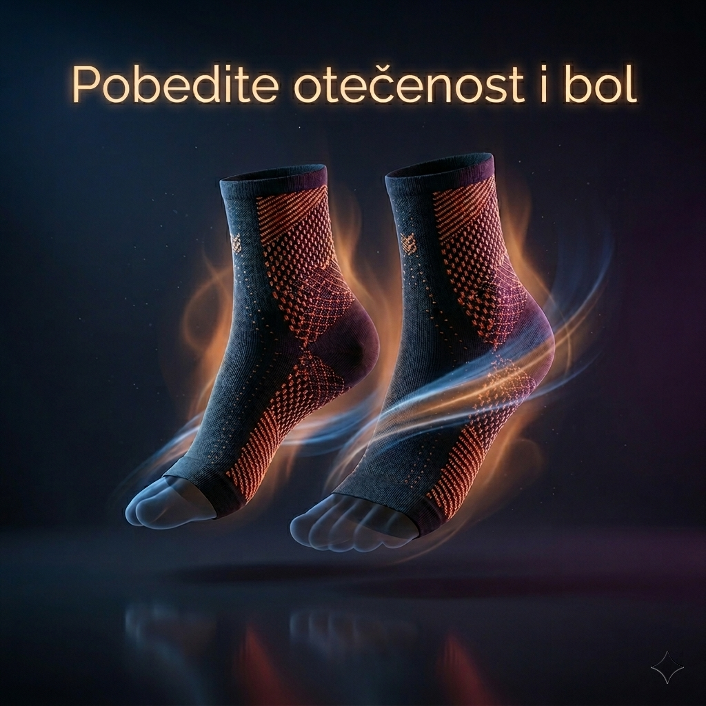 Oslobodite Stopala Umora i Otoka – Copper Anti-Fatigue Foot Sleeves