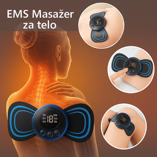 Zaboravite Na Bol i Napetost! Isprobaj EMS Masažer Za Telo 1+1 Gratis